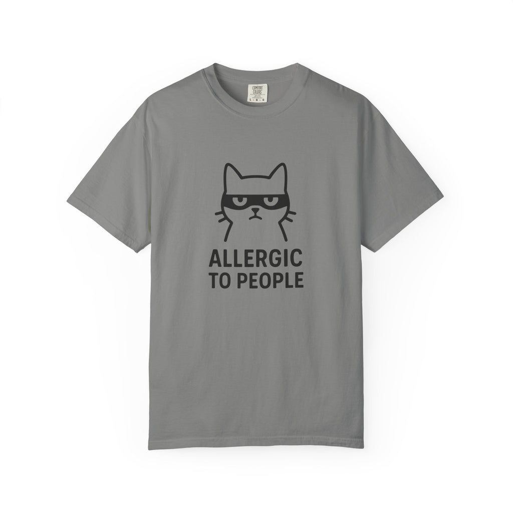 Allergic to People Cat T-Shirt