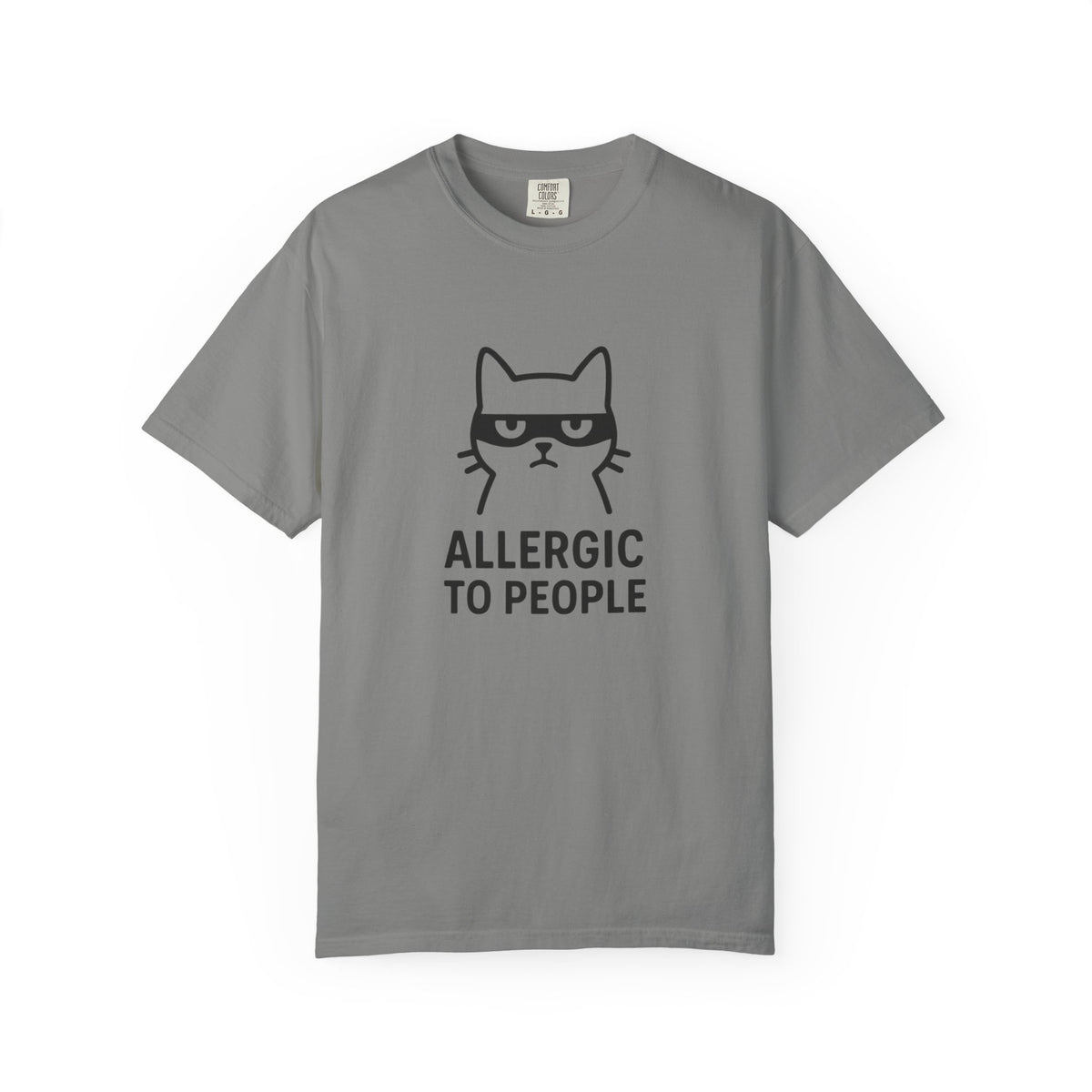 Allergic to People Cat T-Shirt