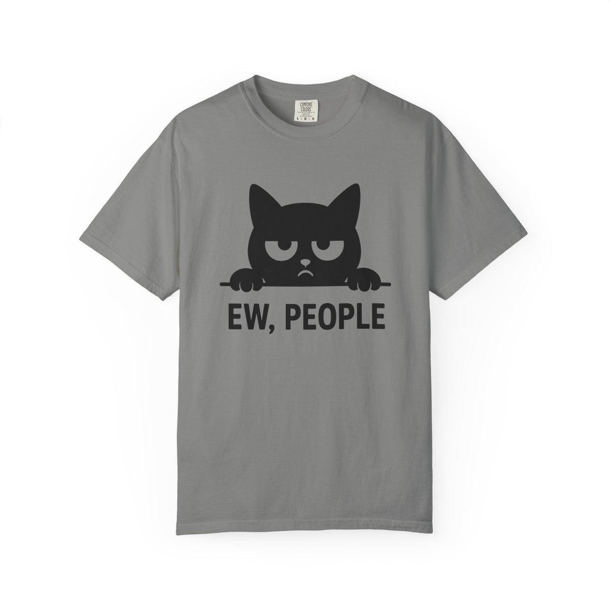 Funny Cat Graphic "Ew People" T-shirt