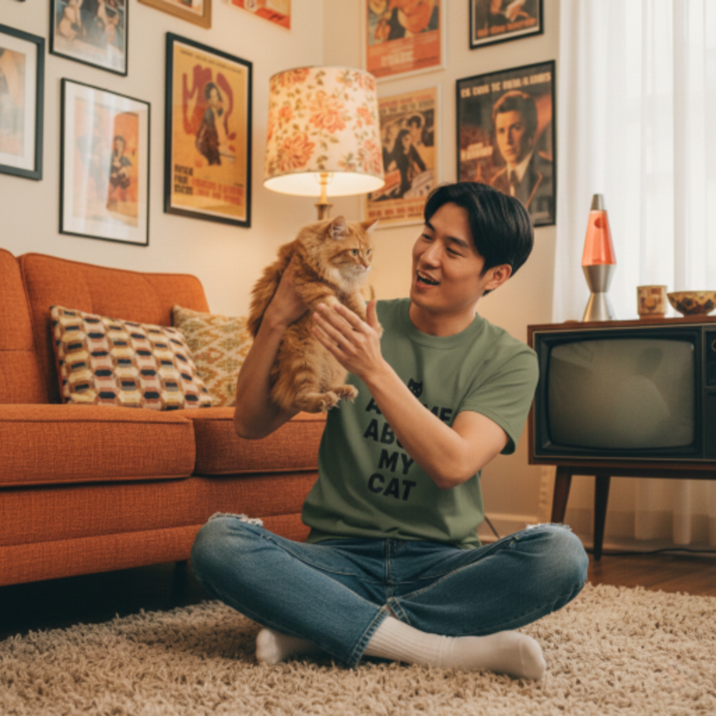 Cat Lover T-Shirt "Ask Me About My Cat"