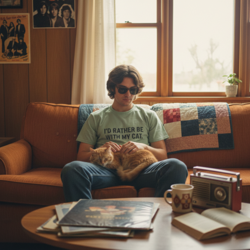 I'd Rather Be With My Cat T-shirt