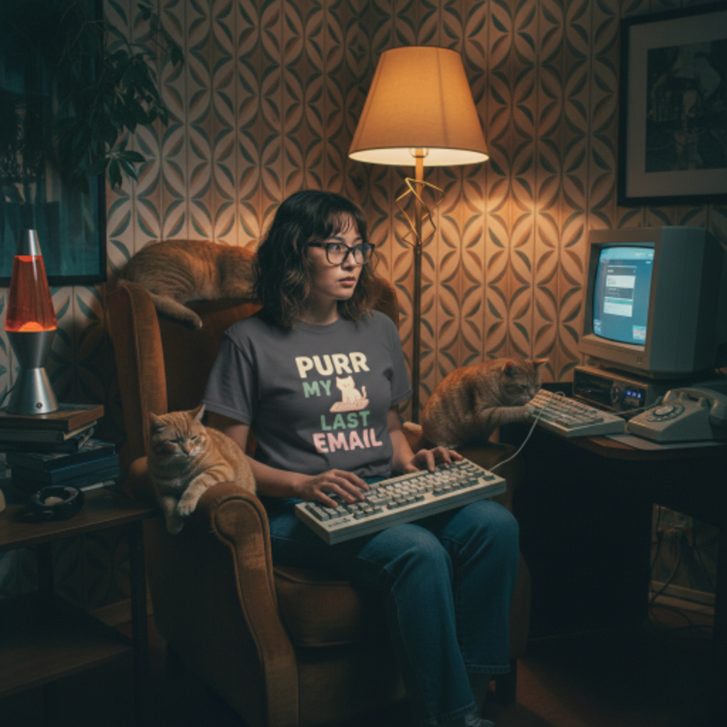 Purr My Last Email T-Shirt